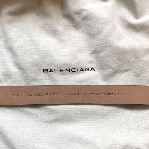 Balenciaga Sueded Leather Women’s Belt - Picture 5 of 7